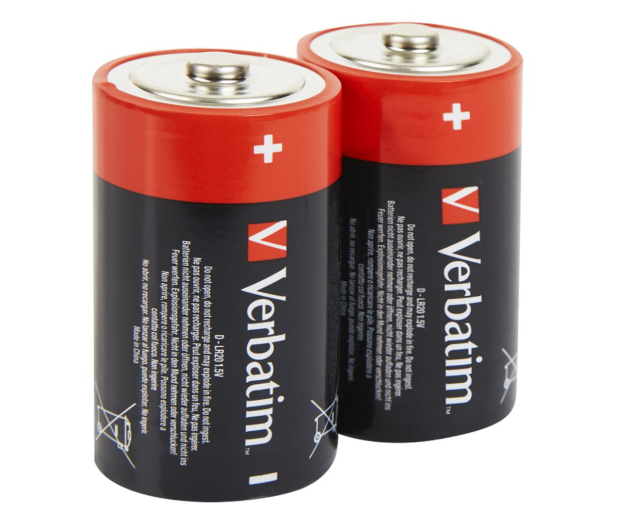 VERBATIM Premium Alkaline LR20 D (2 szt.) 49923 - 1277583 - zdjęcie 2